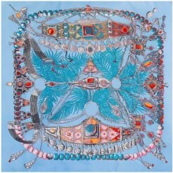 Bandana Artistique Orné -RoyalBandana Shop Bandana Artistique Orne bleu