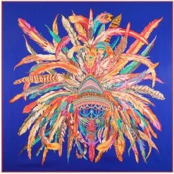 Bandana Carnaval De Rio -RoyalBandana Shop Bandana Carnaval de Rio bleu marine