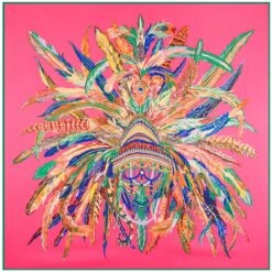 Bandana Carnaval De Rio -RoyalBandana Shop Bandana Carnaval de Rio rose