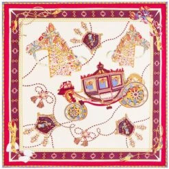 Bandana Carrosse Enchanté -RoyalBandana Shop Bandana Carrosse Enchante blanc