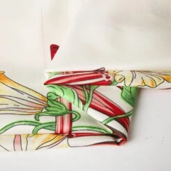 Bandana Châle Blanc -RoyalBandana Shop Bandana Chale Blanc plie