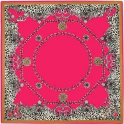 Bandana Déco Léopard -RoyalBandana Shop Bandana Deco Leopard rouge