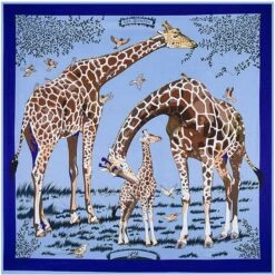 Bandana Famille Girafe -RoyalBandana Shop Bandana Famille Girafe bleu