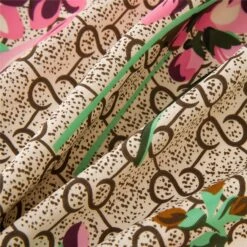 Bandana Geranium 11 Bandana Geranium -RoyalBandana Shop Bandana Geranium tissus