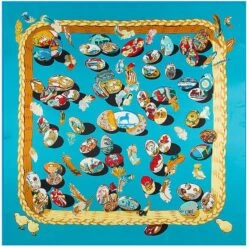 Bandana Œuf De Pâques 8 Bandana Œuf De Pâques -RoyalBandana Shop Bandana Oeuf de Paques bleu ciel