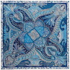 Bandana Rêve Fleuri -RoyalBandana Shop Bandana Reve Fleuri bleu