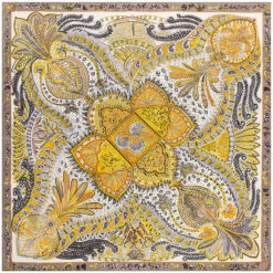 Bandana Rêve Fleuri -RoyalBandana Shop Bandana Reve Fleuri jaune