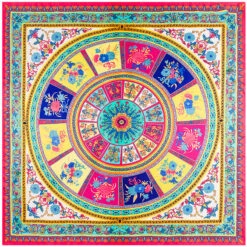 Bandana Roue Fleurie -RoyalBandana Shop Bandana Roue Fleurie rose