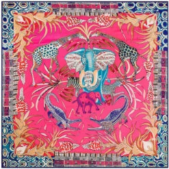 Bandana Savane Africaine -RoyalBandana Shop Bandana Savane Africaine rose