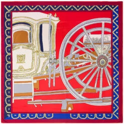 Bandana Roue De Carrosse -RoyalBandana Shop BandanaRouedeCarrosse rouge