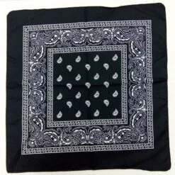 Bandana Noir | RoyalBandana -RoyalBandana Shop Bandana Noir Royalbandana full
