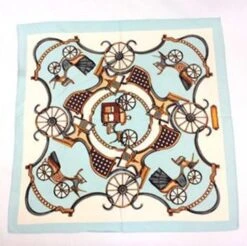 Bandana Carrosse | RoyalBandana 14 Bandana Carrosse | RoyalBandana -RoyalBandana Shop Bandana carosse bleu ciel carre