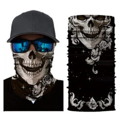 Bandana Tête De Mort Infernale | RoyalBandana -RoyalBandana Shop Bandanatetedemortinfernalensemble