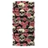 Bandana Tête De Mort Rose Fleurit | RoyalBandana