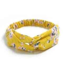 Bandeau Cheveux Jaune | RoyalBandana