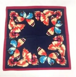 Bandana Papillon | RoyalBandana -RoyalBandana Shop bandana papillon bleu marine carre