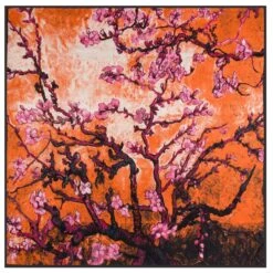 Bandana Arbre De Vie Fleurit | RoyalBandana -RoyalBandana Shop bandanaarbredeviefleuritorange