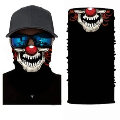 Bandana Clown Squelette | RoyalBandana -RoyalBandana Shop bandanaclownsqueletteensemble
