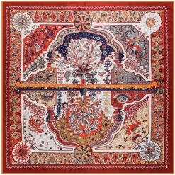 Bandana Jardin D'Eden | RoyalBandana -RoyalBandana Shop bandanajardind edenrouge