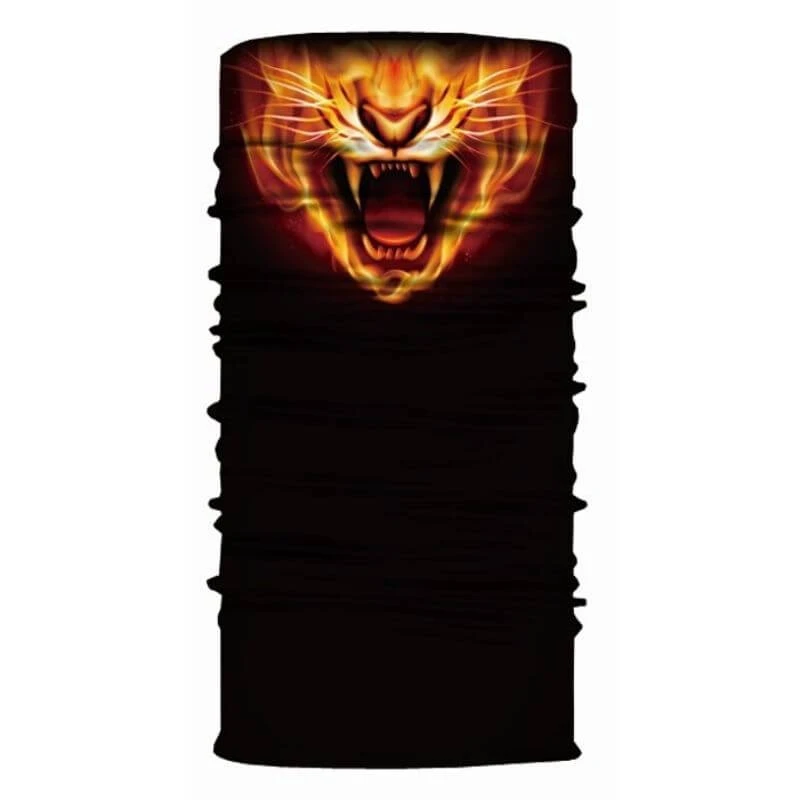 Bandana Lion Enflammé | RoyalBandana 1 Bandana Lion Enflammé | RoyalBandana