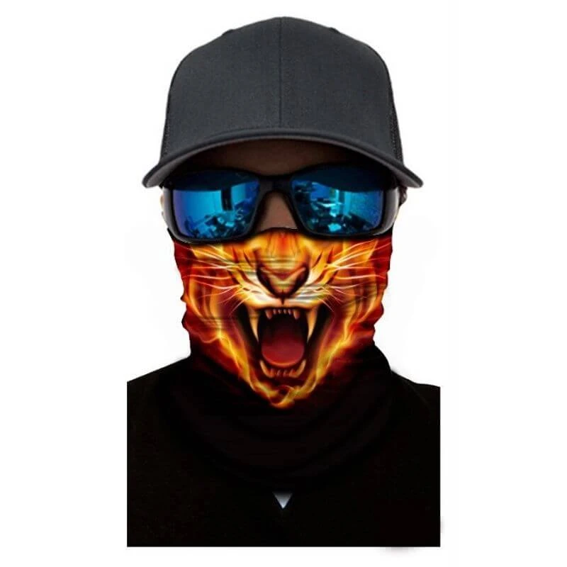 Bandana Lion Enflammé | RoyalBandana 2 Bandana Lion Enflammé | RoyalBandana – Image 2