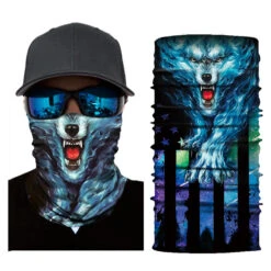 Bandana Loup Spectral | RoyalBandana -RoyalBandana Shop bandanaloupspectralensemble