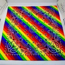 Bandana Reflet Arc-en-Ciel | RoyalBandana -RoyalBandana Shop bandanarefletarc en cielqualite