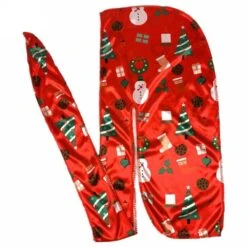 Durag Christmas | RoyalBandana -RoyalBandana Shop duragchristmasrouge