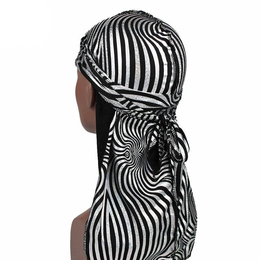 Durag Zébré | RoyalBandana 2 Durag Zébré | RoyalBandana – Image 2