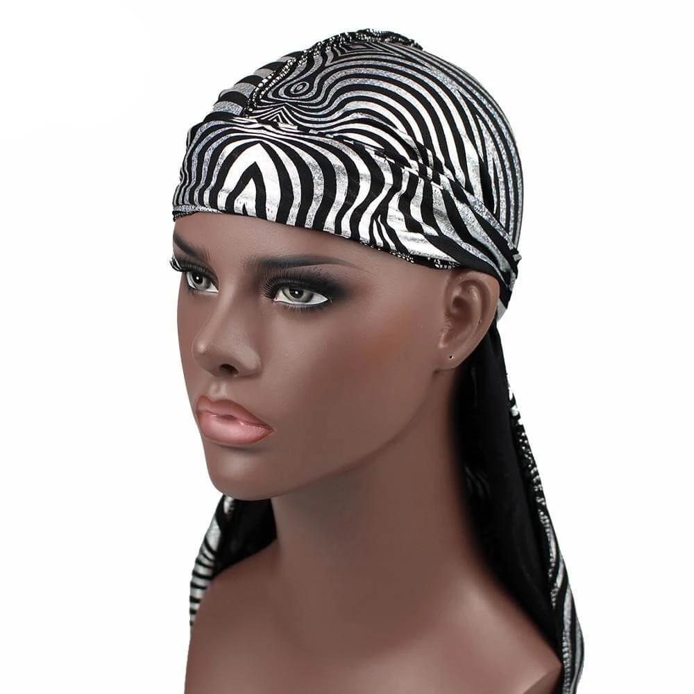 Durag Zébré | RoyalBandana 3 Durag Zébré | RoyalBandana – Image 3